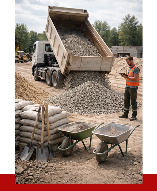 Доставка нерудных материалов в Пушкино от 1245 руб. | ПРОНЕРУДПшк