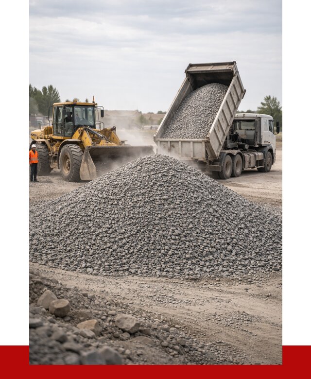 Купить щебень с доставкой в Пушкино от 2593 руб. | ПРОНЕРУДПшк