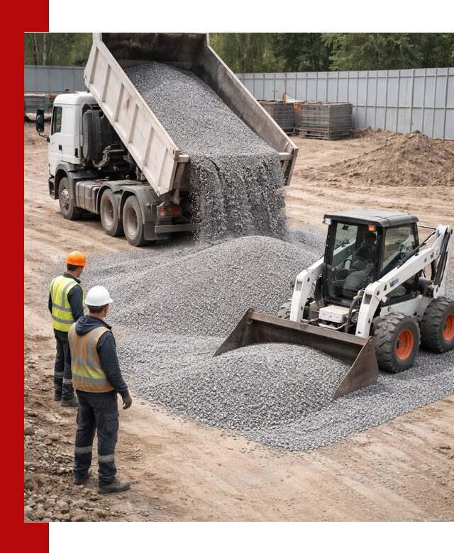 Доставка и продажа гранитного щебня фракции 0-5 в Пушкино