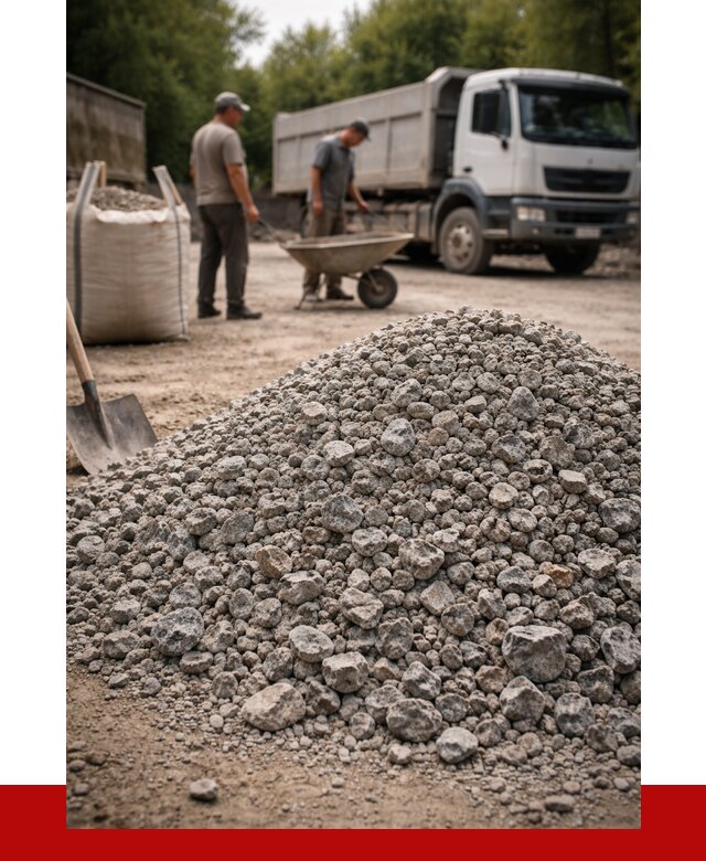 Гранитный щебень фракция 20-40 в Пушкино от 3319 руб. ПРОНЕРУДПшк