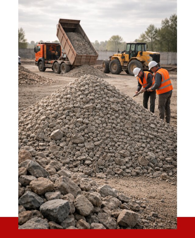 Гранитный щебень фракция 40-70 в Пушкино от 2593 руб ПРОНЕРУДПшк