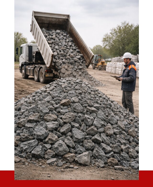 Гранитный щебень фракция 100-200 в Пушкино от 4357 р. ПРОНЕРУДПшк