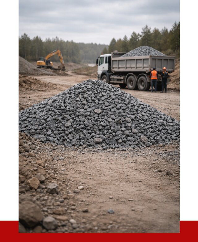 Щебень габбро диабаз фракция 40-70 в Пушкино от 2282 р-ПРОНЕРУДПшк