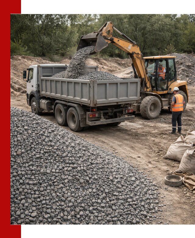 Доставка гравийного щебня в Пушкино оптом и в розницу