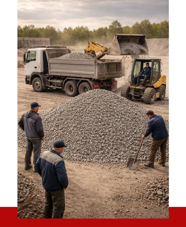 Гравийный щебень фракция 5-20 в Пушкино от 2490 р. ПРОНЕРУДПшк