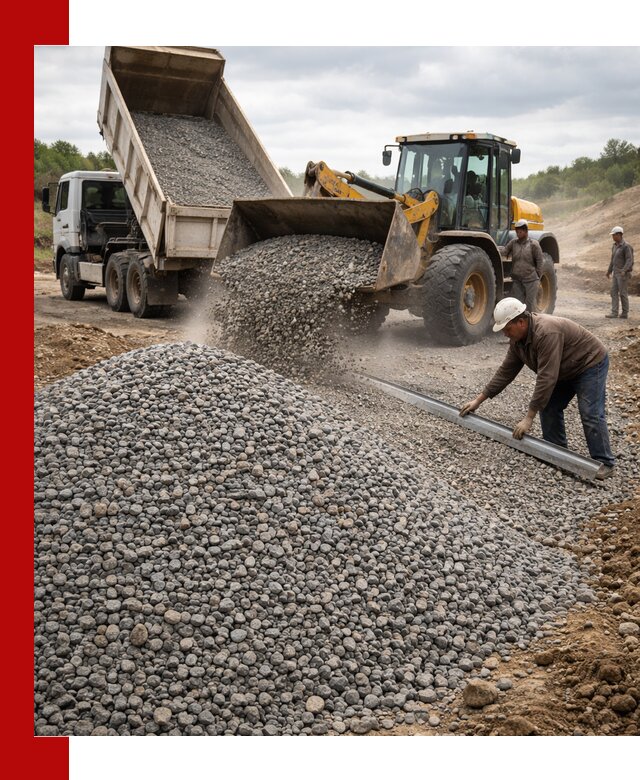 Гравийный щебень фракция 5-20 с доставкой в Пушкино