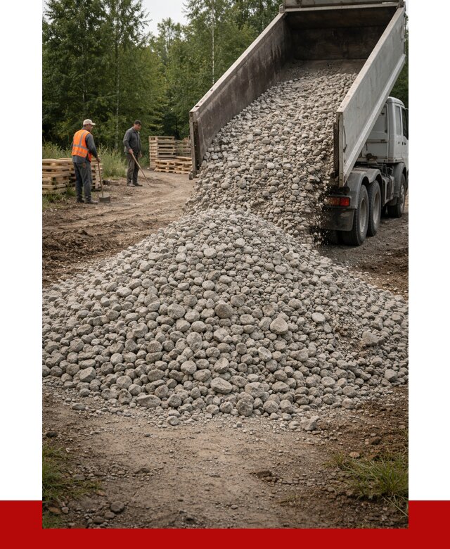 гравийный щебень фракция 70-120 в Пушкино от 2541 р. ПРОНЕРУДПшк