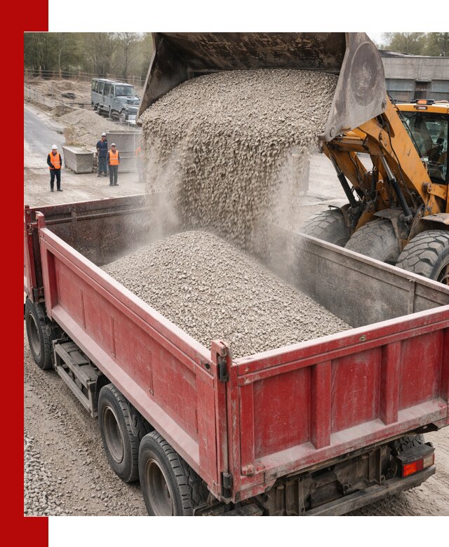 Купить известняковый щебень фракции 0-5 с доставкой в Пушкино