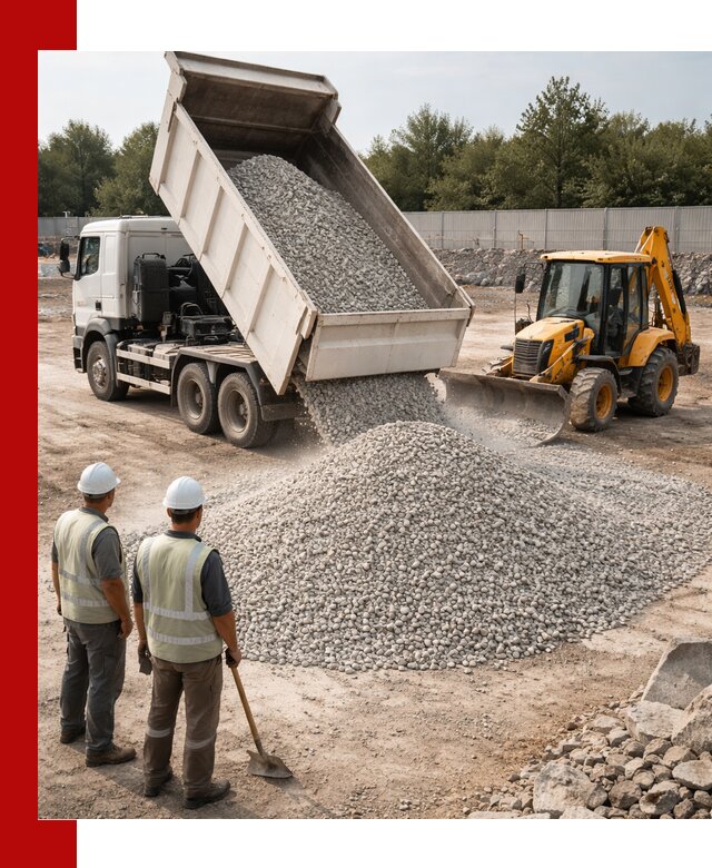 Купить известняковый щебень фракции 5–10 мм с доставкой в Пушкино