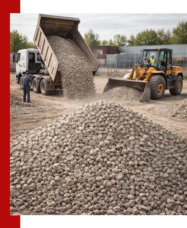 Доломитовый щебень фракции 20–41 с доставкой в Пушкино