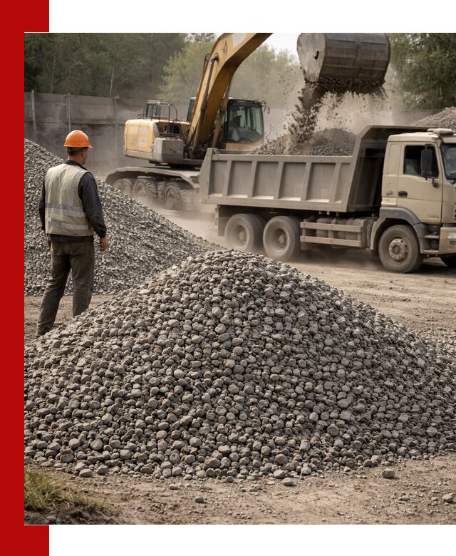 Шлаковый щебень фракция 5-20 с доставкой в Пушкино