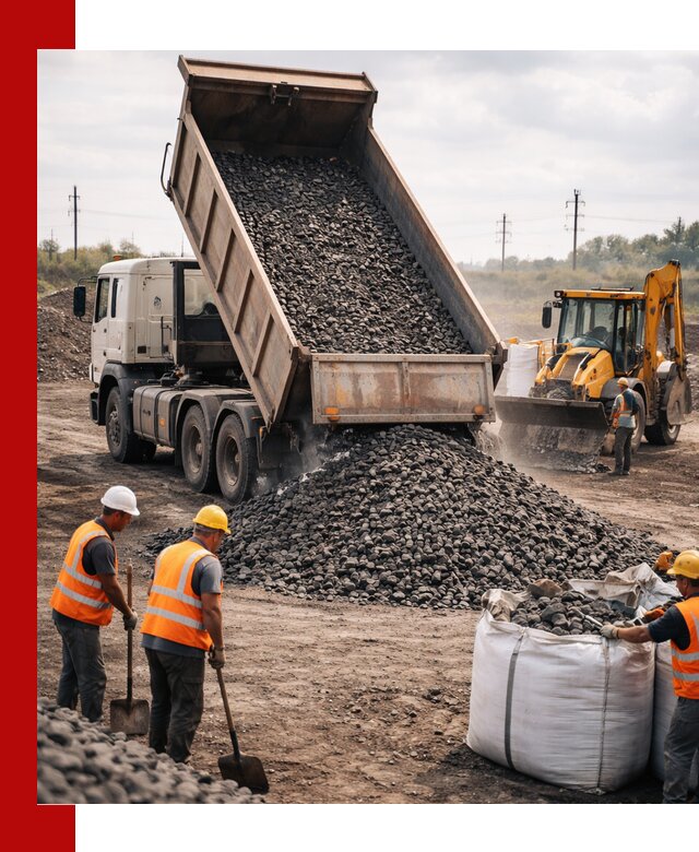 Шлаковый щебень фракция 40-70 с доставкой в Пушкино