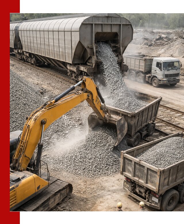 Доставка железнодорожного щебня в Пушкино крупными партиями быстрого отгруза