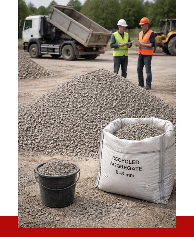 Вторичный щебень фракция 0-5 в Пушкино от 1660 р. ПРОНЕРУДПшк