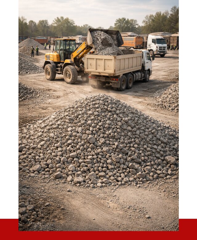 Вторичный щебень фракция 40-70 в Пушкино от 1805 р, ПРОНЕРУДПшк