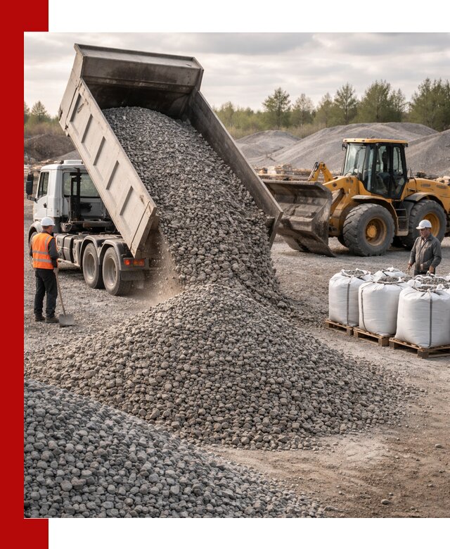 Бетонный щебень фракция 5–20 с доставкой в Пушкино