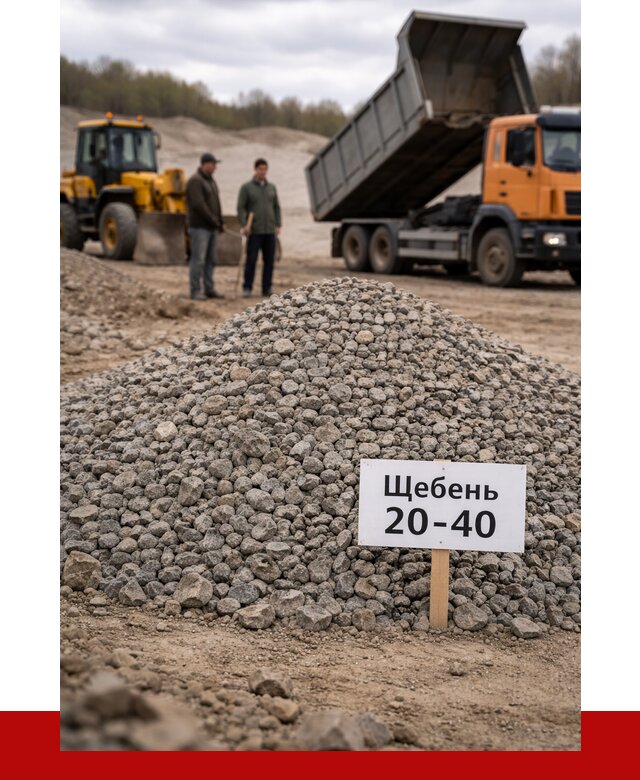 Бетонный щебень фракция 20-40 в Пушкино от 2541 р. | ПРОНЕРУДПшк