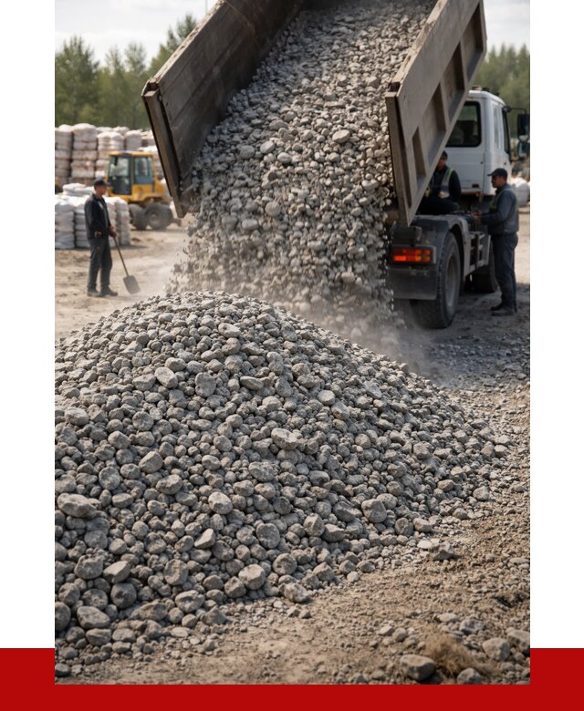 Бетонный щебень фракция 40-70 в Пушкино от 1867 р. ПРОНЕРУДПшк