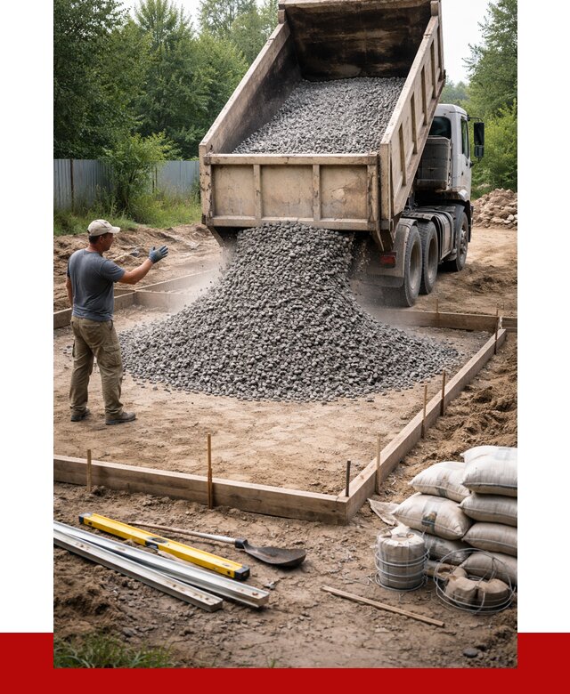 Купить щебень для фундамента в Пушкино от 4668 р. | ПРОНЕРУДПшк