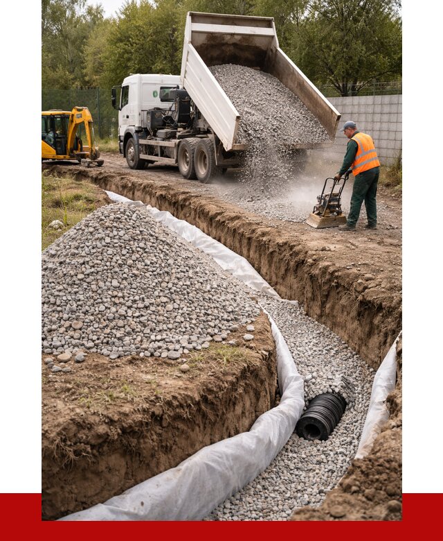 Щебень для дренажа в Пушкино от 1919 р., ПРОНЕРУДПшк доставка