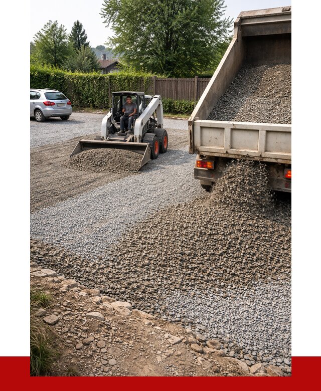 Щебень для парковки в Пушкино с доставкой от 1245 р.| ПРОНЕРУДПшк