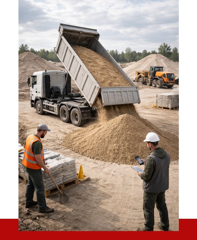Карьерный песок с доставкой в Пушкино от 3734 р. ПРОНЕРУДПшк