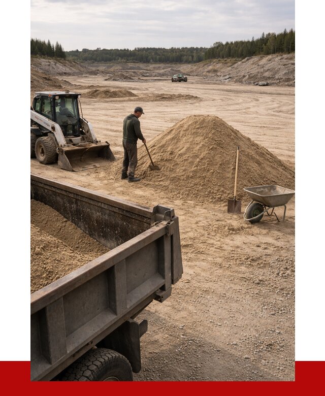 Карьерный песок среднезернистый в Пушкино, от 2282 р. ПРОНЕРУДПшк