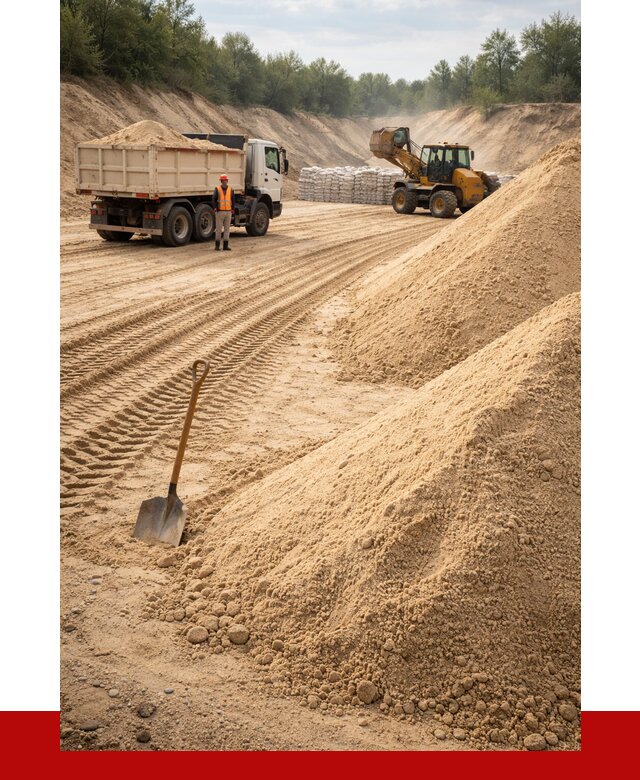 Карьерный песок мелкозернистый в Пушкино от 9336 р. | ПРОНЕРУДПшк