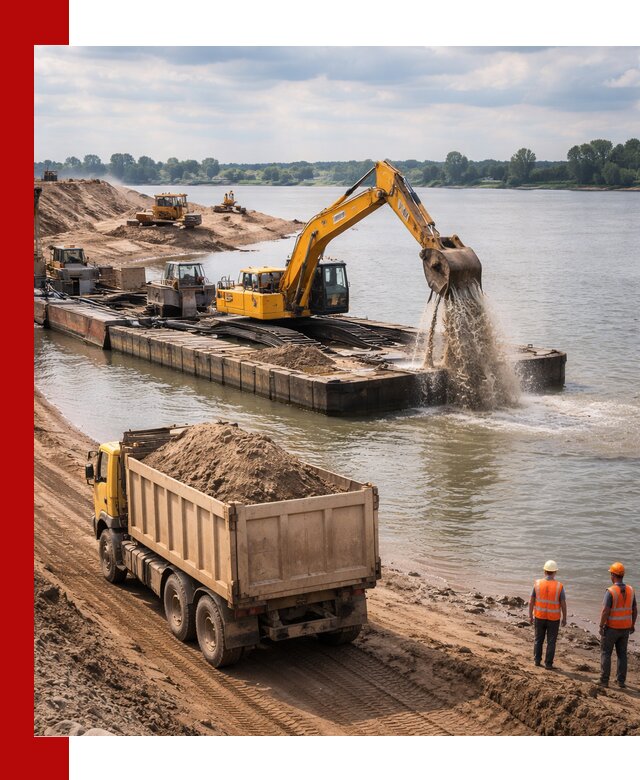 Намывной песок с доставкой в Пушкино оптом и в розницу