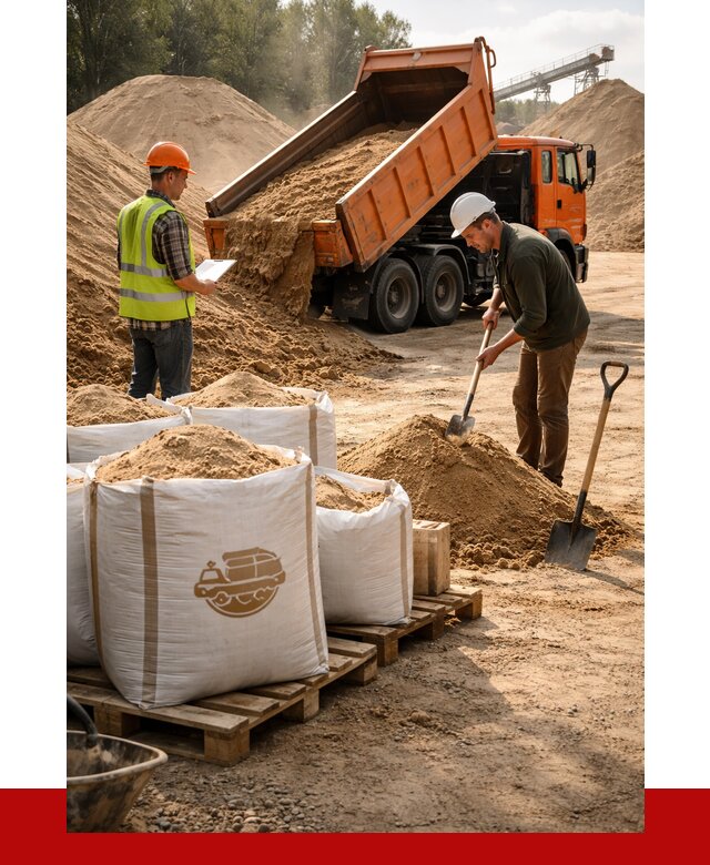 Строительный песок в Пушкино от 2282 р. с доставкой, ПРОНЕРУДПшк