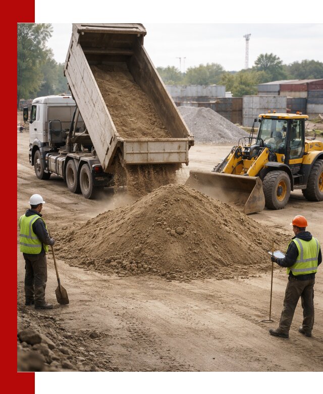 Доставка и продажа пескогрунта оптом и в розницу в Пушкино