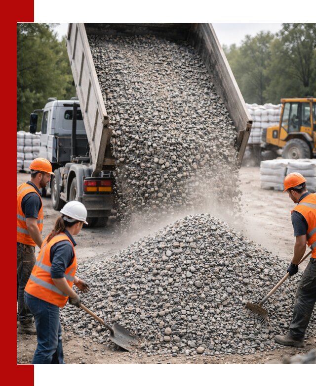 Доставка гравия и камня в Пушкино оптом и в розницу