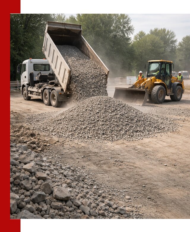 Гравий фракция 5–20 доставка в Пушкино оптом и в розницу