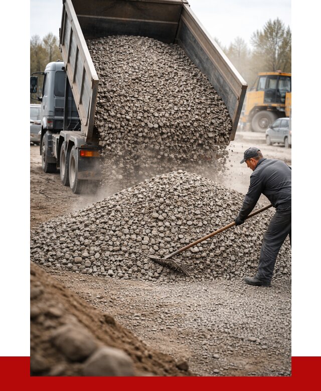 Гравий фракция 20-40 в Пушкино от 2593 р. доставка | ПРОНЕРУДПшк