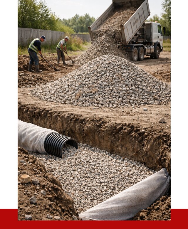 Гравий для дренажа в Пушкино от 2282 р., доставка ПРОНЕРУДПшк