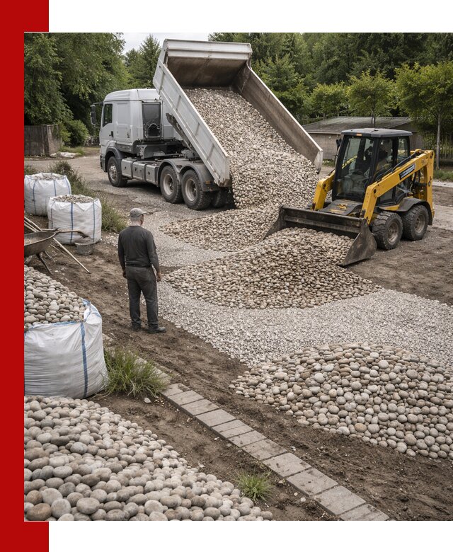 Доставка морской гальки оптом и в розницу в Пушкино