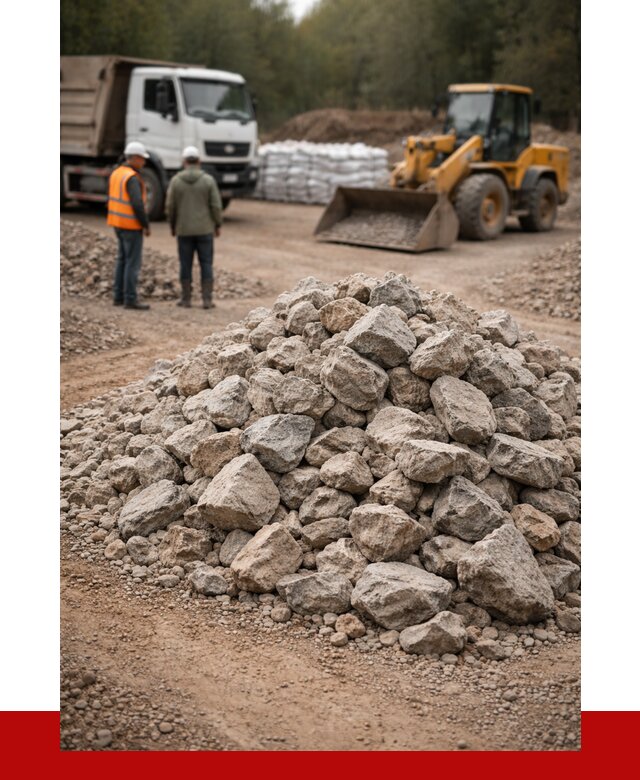 Купить бутовый камень с доставкой в Пушкино от 2386 р. | ПРОНЕРУДПшк
