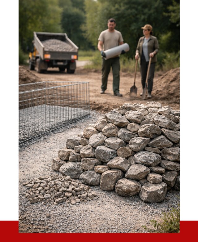 Камень для габионов фракция 100-200 в Пушкино от 4979 р. | ПРОНЕРУДПшк