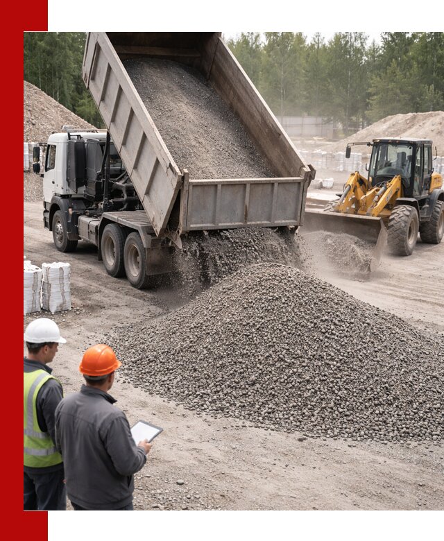 Доставка и продажа гранитного отсева 0-10 в Пушкино