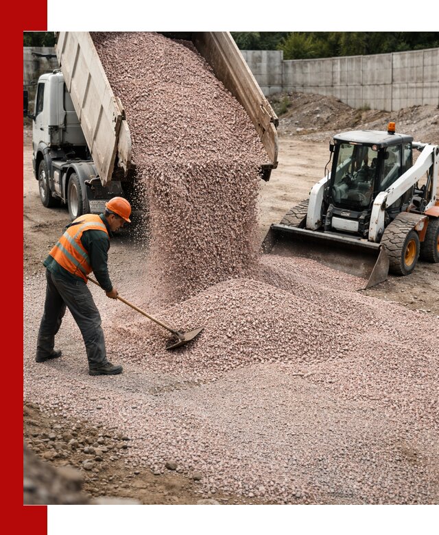 Крошка розовый гранит с доставкой в Пушкино от производителя