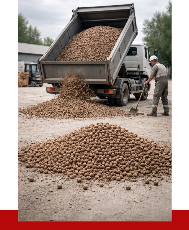 Керамзит с доставкой в Пушкино от 4357 р. за м3 | ПРОНЕРУДПшк