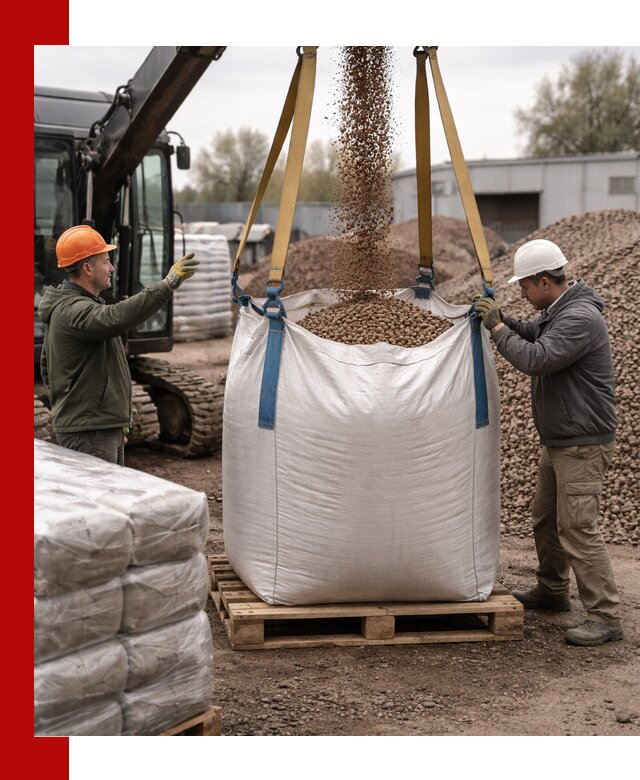 Керамзит в биг-бегах с доставкой в Пушкино