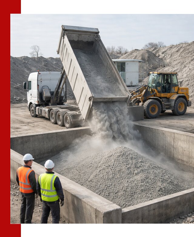 Доставка цемента навалом в Пушкино крупными партиями