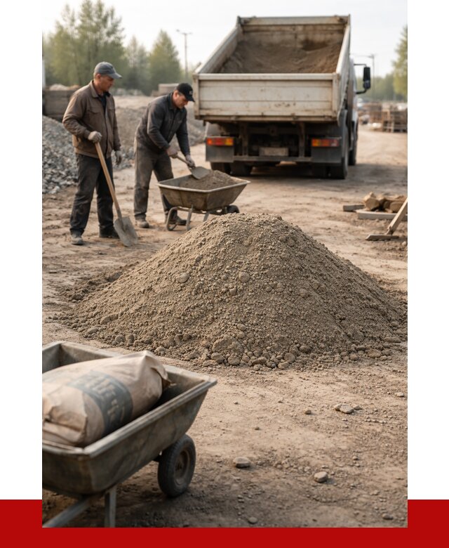 Цементно-песчаная смесь М150 в Пушкино от 4875 р. | ПРОНЕРУДПшк