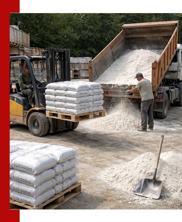 Доставка строительной извести оптом и в розницу в Пушкино