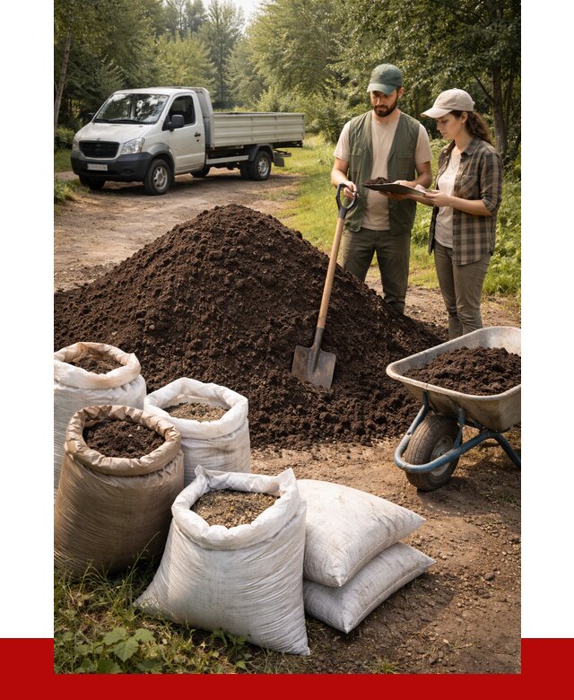 Купить грунт с доставкой в Пушкино от 4668 р. за м3 | ПРОНЕРУДПшк