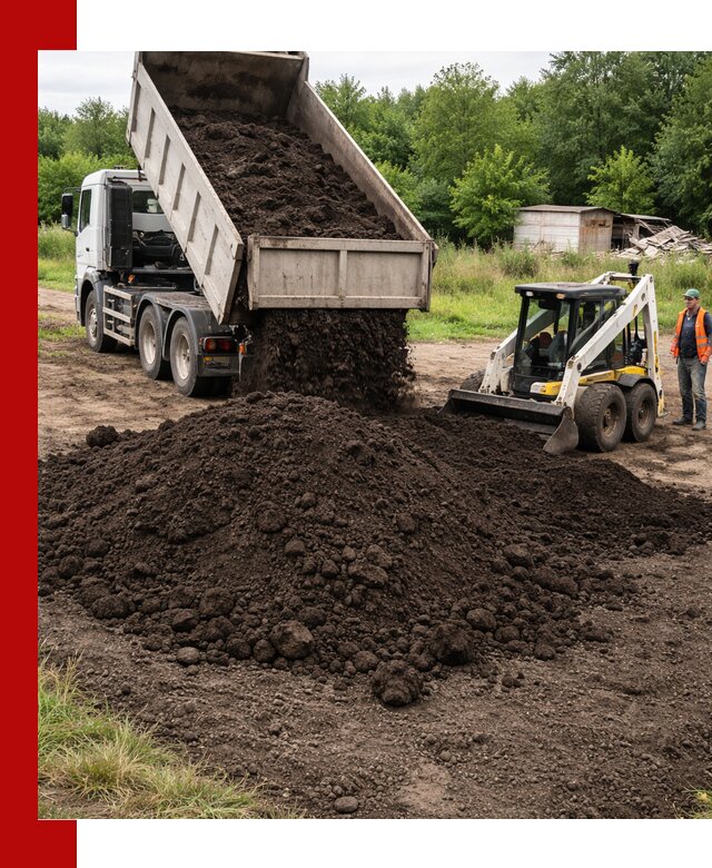 Поставка плодородной земли с доставкой самосвалом в Пушкино