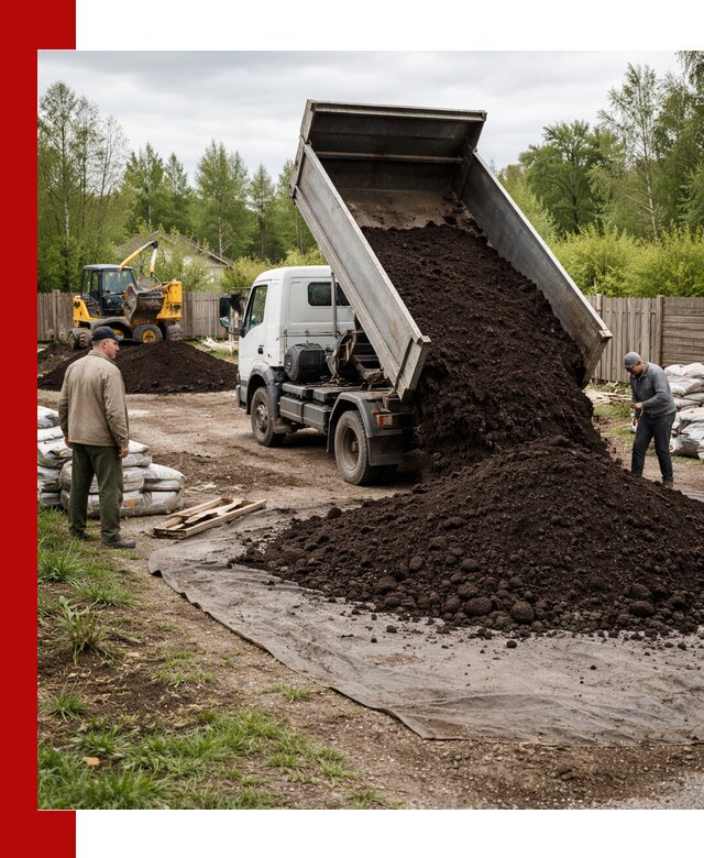 Доставка качественного почвогрунта в Пушкино оптом и в розницу