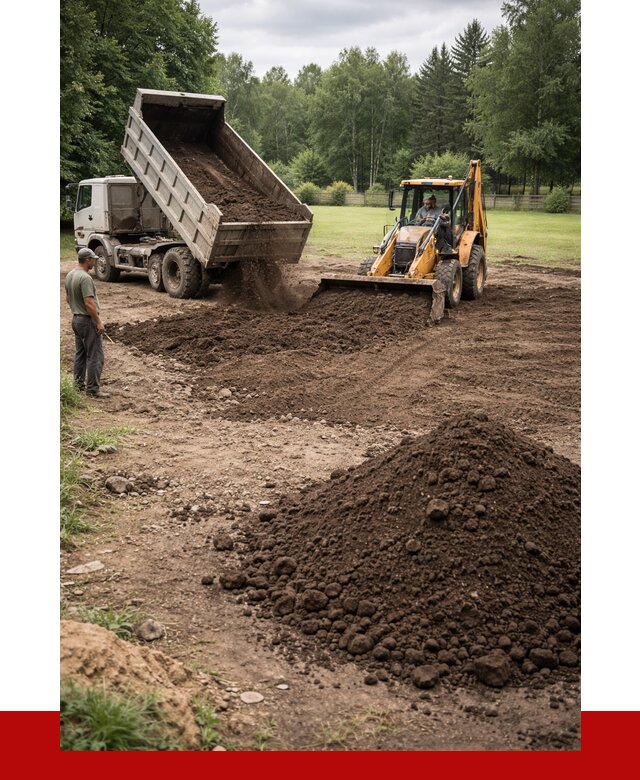 Грунт для выравнивания участка в Пушкино от 1245 р. | ПРОНЕРУДПшк