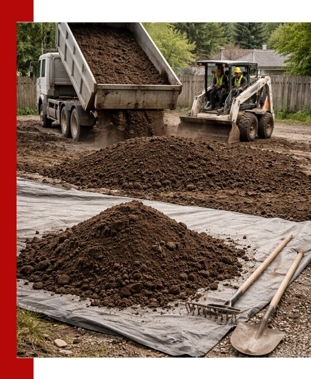 Грунт для отсыпки участка с доставкой в Пушкино